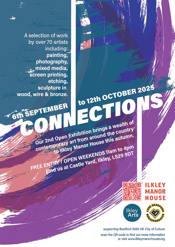 The Ilkley Art Open 2025 at Ilkeley Manor House.
